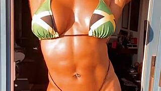 Hot Muscle Babe FBB 27 Erotic Tease