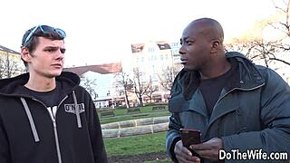 hotwife jenifer red takes bbc anal creampie from black bull as cuckold husband watches