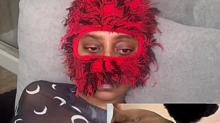 pretty ebony babe loses no-moan game as pussy gets eaten to squirt