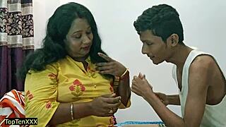 devar sneaks in for HOT DOGGYSTYLE with bhabhi's big ass bent over