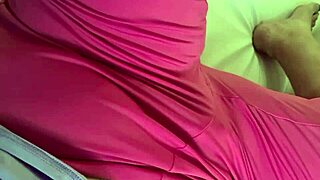 bbw mature wife teases her big boobs and juicy hairy pussy