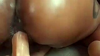 bbw squirts from deep intense dildo pounding her fat ass