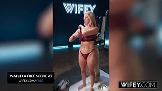 bbc-craving blonde wifey gets wrecked hard while hubby watches close