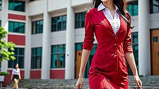 miss bai jie teases with her tight asian pussy on camera 📹😘