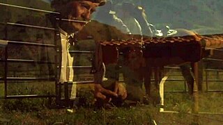 bro, brooke ballentyne's chaps stay on during deep creampie