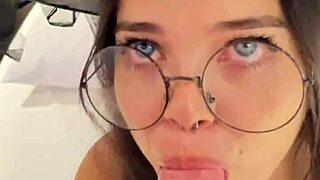 Debora Prado swallows my cock like Halloween witch magic!