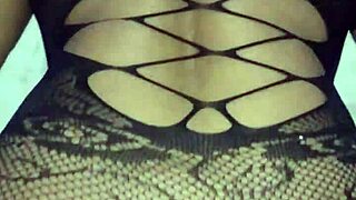 ebony babe grinds teasingly on throbbing cock