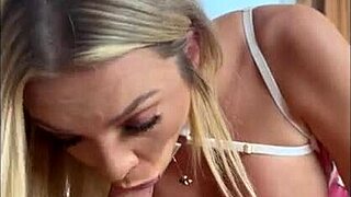 Nervous big tit blonde Tiffany Watson rides cock after pickup tease.