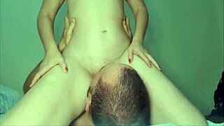 mmm this redhead's pink pussy tastes so juicy when i suck it hard