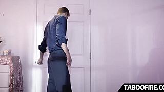 stepdad's buddy roughly fucks petite asian teen's tight holes taboo style