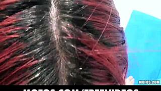 Sunbathing LATINA beauty SLIDES bikini for PUBLIC ass fuck