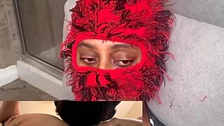 pretty ebony babe loses no-moan game as pussy gets eaten to squirt