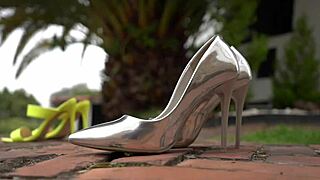 two sexy latinas share intimate play in the mansion