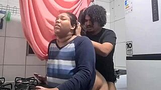 Stepmom sneaks up hot to seduce my cock 🔥💦