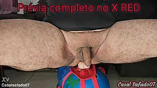 Croatian fat wife bounces huge ass on dildo full ride