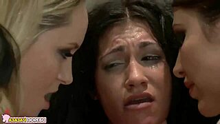 JADE INDICA BOUND FOR LESBIAN BDSM GANGBANG POUNDING