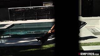 that shy cute blonde teen ameena green takes deepthroat then fucks hard