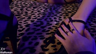 my feet make you gag and choke as i dominate with deepthroat tickling torment