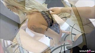 brother shocks stepsis with huge cock pounding homemade german style