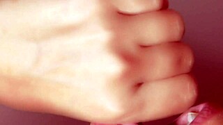 A curious Japanese stepmom sneaks a close-up taste of her stepson's cum