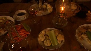 bro, brooke ballentyne's chaps stay on during deep creampie