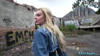 Big Ass Blonde Ruby Lee Blows in Public POV Quickie