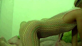 kate's hot blonde pussy throbs in net dress toy masturbation 😍🔥