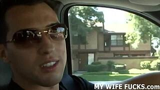 WIFE BANGED Hard By Monster BBC While Hubby Watches Cuckold Style!