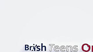 British 18-Year-Old In Lingerie Fucks Boyfriend Hard For Creampie Finish!