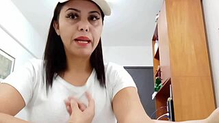 vlog with sarah rosa's sexy big tits and ass bouncing on horny latina milf reality
