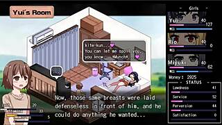 ever wonder how yui-nee's huge tits feel in a steamy boob game?