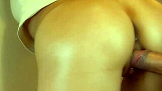 japanese stepdaughter teases stepdad's cock until he bends her over for uncensored doggystyle