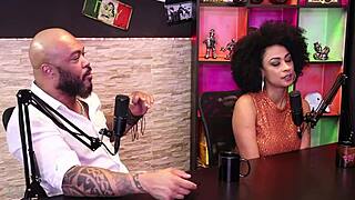 Amanda Borges loves rubbing her pussy and watching hot lesbian porn too