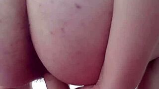 pregnant milf rides her toy cowgirl style masturbating those natural tits 🤰💦