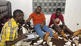 teacher and classmates gang up running a train on petite student fucking her raw in classroom orgy