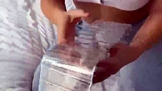 Busty violet myers slurps huge cock deepthroat after date juicy tits bounce