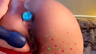 fucked neighbor's married tight ass left her pussy gaping wide then fed her cum milk 😈🍑💦
