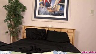 hot blonde aurora snow strokes simon synister off to massive jizz explosion