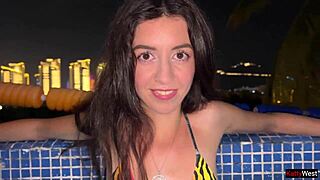 I explode from pool girl's mouth in 3 minutes hotel quickie