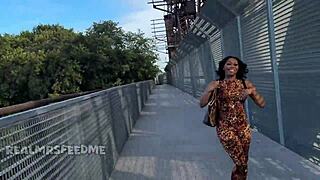 Monster bbc rips clothes bends wet pussy over memphis river doggystyle