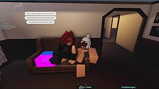 Step mommy's pussy grips step son's monster cock during spiderman flick