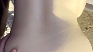 Watch this busty escort cum watching herself fucked public doggy