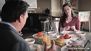 Jazmin Luv Succumbs to Foster Stepfather Deep Cravings