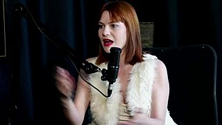 Reh Queen Skips Vibrators For Voyeur's Sheer Red Tease