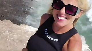 i'm just walking around nude in public feeling all exposed and horny outdoors