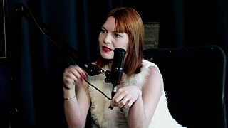 Reh Queen Skips Vibrators For Voyeur's Sheer Red Tease