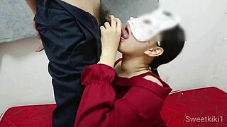 thai teacher seduces student with deepthroat blowjob and squirting cosplay