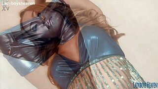 pinky teases her shemale body solo you won't believe this thai ladyboy show