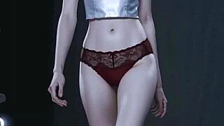 AI Girls Strut Lingerie and Bare Feet at Sexy Show!