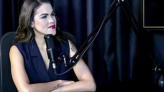 Reh Queen Skips Vibrators For Voyeur's Sheer Red Tease